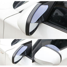 Load image into Gallery viewer, 1 Pair Car Rearview Mirror Rain Blades Car Back Mirror Eyebrow Rain Cover Car Rearview Mirror Eyebrow Covers Flexible Protection Rainproof Decoration Accessories, 3R-2101