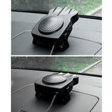 Load image into Gallery viewer, DC 12V 150W Cold and Warm Dual Use Three Outlet Car Auto Electronic Heater Fan Windshield Defroster Demister, 150W Black, 150W Red
