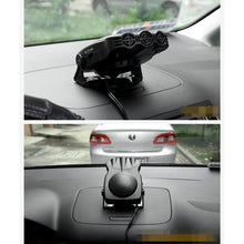 Load image into Gallery viewer, DC 12V 150W Cold and Warm Dual Use Three Outlet Car Auto Electronic Heater Fan Windshield Defroster Demister, 150W Black, 150W Red