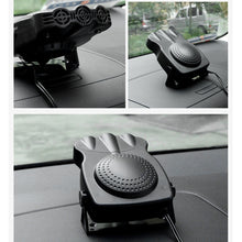 Load image into Gallery viewer, DC 12V 150W Cold and Warm Dual Use Three Outlet Car Auto Electronic Heater Fan Windshield Defroster Demister, 150W Black, 150W Red