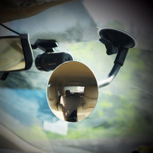 Load image into Gallery viewer, 360 Degree Adjustable Car Interior Windshield Circular Blind Spot Mirror with Sucking Cup Holder, XL-1014