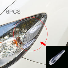 Load image into Gallery viewer, 6 PCS Universal Resin Rear Spoiler Car Auto Rear Spoiler Exterior Rear Spoiler Kit Car Crash Strip Spoiler Routed Board Mute Rectifier Noise Reduction Spoiler