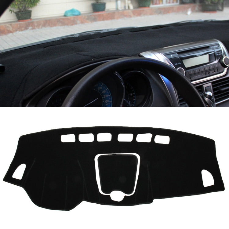Left-hand Drive Car Light Instrument Panel Sunscreen Dark Mats Cover for Venucia B50 / R50, For Venucia