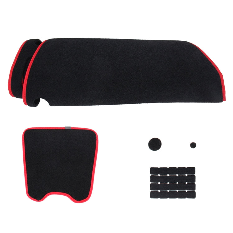 Left-hand Drive Car Light Instrument Panel Sunscreen Dark Mats Cover for Venucia B50 / R50, For Venucia