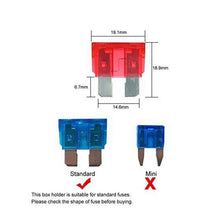 Load image into Gallery viewer, Universal 6 Way Fuse Box Block Fuse Holder Box Car Vehicle Circuit Automotive Blade Tool 6 Way Fuse Block, DC 10V-32V, 6 Way Fuse Box
