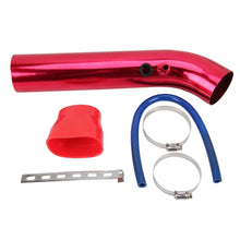 Load image into Gallery viewer, Universal  Air Intakes Short Cold Racing Aluminium Air Intake Pipe Hose with Cone Filter Kit System, Short Air Intakes