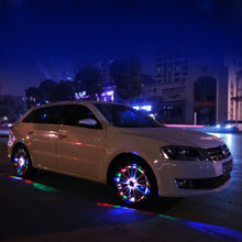 Load image into Gallery viewer, 4 PCS Solar High Power Car LED Colorful Wheel Lights, 4 PCS Colorful Wheel Lights