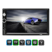 Load image into Gallery viewer, 7010B HD 2 Din 7 inch Car Bluetooth Radio Receiver MP5 Player, Support FM &amp; USB &amp; TF Card, 7010B