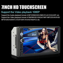 Load image into Gallery viewer, 7010B HD 2 Din 7 inch Car Bluetooth Radio Receiver MP5 Player, Support FM &amp; USB &amp; TF Card, 7010B