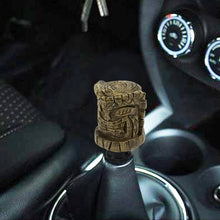 Load image into Gallery viewer, Universal Wood Avatar Shape Car Shift Lever Resin Modified Gear Knobs, Wood Avatar Shape