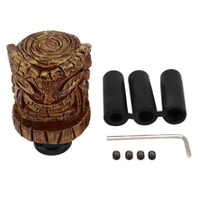 Load image into Gallery viewer, Universal Wood Avatar Shape Car Shift Lever Resin Modified Gear Knobs, Wood Avatar Shape