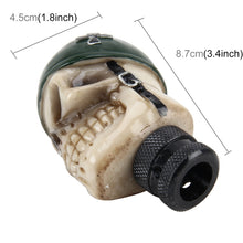 Load image into Gallery viewer, Universal Skull With A Hat Shape Car Gear Shift Knob Modified Car Gear Shift Knob Auto Transmission Shift Lever Knob Resin Gear Knobs, Skull Head Shape 5