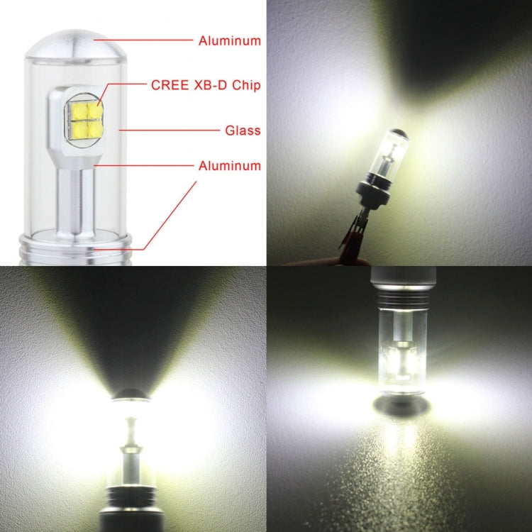 2 PCS  9006 40W 800 LM 6000K 8 CREE LEDs Car Fog Lights, DC 12V, 9006