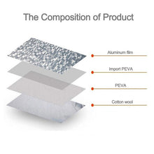 Load image into Gallery viewer, Aluminum Film PEVA Cotton Wool Anti-Dust Waterproof Sunproof Anti-frozen Anti-scratch Heat Dissipation SUV Car Cover with Warning Strips, Fits Cars up 5.1m(199 inch) in Length, 199inch (XL)/Fits Cars up 5.1m(199 inch) in Length