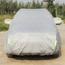 Load image into Gallery viewer, Oxford Cloth Anti-Dust Waterproof Sunproof Flame Retardant Breathable Indoor Outdoor Full Car Cover Sun UV Snow Dust Resistant Protection SUV Car Cover with Warning Strips, Fits Cars up to 5.1m(199 inch) in Length                                       ...