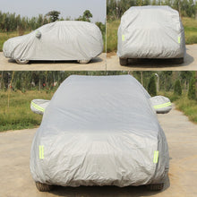 Load image into Gallery viewer, Oxford Cloth Anti-Dust Waterproof Sunproof Flame Retardant Breathable Indoor Outdoor Full Car Cover Sun UV Snow Dust Resistant Protection SUV Car Cover with Warning Strips, Fits Cars up to 5.1m(199 inch) in Length                                       ...