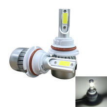 Load image into Gallery viewer, 2pcs 9004 18W 1800LM 6000K Waterproof IP68 Car Auto LED Headlight with 2 COB LED Lamps, DC 9-36V, 9004