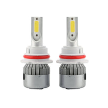 Load image into Gallery viewer, 2pcs 9004 18W 1800LM 6000K Waterproof IP68 Car Auto LED Headlight with 2 COB LED Lamps, DC 9-36V, 9004