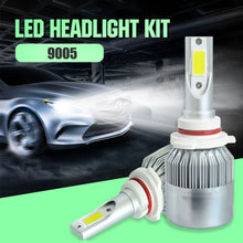 Load image into Gallery viewer, 2pcs 9005 18W 1800LM 6000K Waterproof IP68 Car Auto LED Headlight with 2 COB LED Lamps, DC 9-36V, 9005