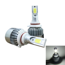 Load image into Gallery viewer, 2 PCS C9 9006 18W 1800LM 6000K Waterproof IP68 Car Auto LED Headlight with 2 COB LED Lamps, DC 9-36V, 9006