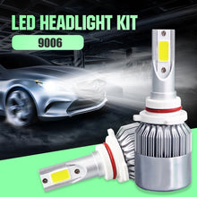 Load image into Gallery viewer, 2 PCS C9 9006 18W 1800LM 6000K Waterproof IP68 Car Auto LED Headlight with 2 COB LED Lamps, DC 9-36V, 9006