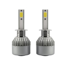 Load image into Gallery viewer, 2pcs H1 18W 1800LM 6000K Waterproof IP68 Car Auto LED Headlight with 2 COB LED Lamps, DC 9-36V, H1