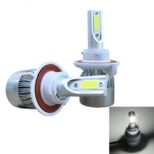 Load image into Gallery viewer, 2pcs H13 18W 1800LM 6000K Waterproof IP68 Car Auto LED Headlight with 2 COB LED Lamps, DC 9-36V, H13