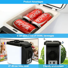 Load image into Gallery viewer, Car Auto 48W Portable Multi-Function Cooling and Warming 6L Low Noise Refrigerator for Car and Home, Cord Length: 1.8m, 6L Low Noise