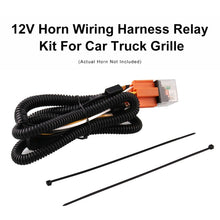 Load image into Gallery viewer, 12V Horn Wiring Harness Relay Kit for Car Truck Grille Mount Blast Tone Horns, 12V Horn Wiring Harness Relay Kit