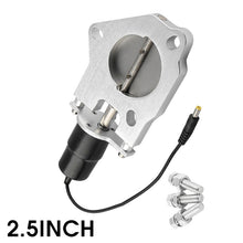 Load image into Gallery viewer, Universal Car 2.5 inch Stainless Steel Racing Electric Exhaust Cutout Valves Control Motor Kit, 2.5 inch
