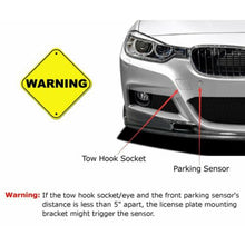 Load image into Gallery viewer, Car Front Bumper Tow Hook License Plate Mounting Bracket Holder for Mazda / Lexus, For Mazda / Lexus