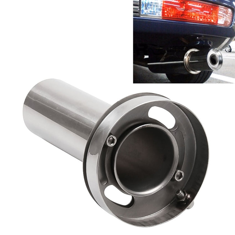3.5 inch Universal Car 304 Stainless Steel Exhaust Pipe Muffler Unadjustable Tail Muffler Tip , 3.5 inchUnadjustable