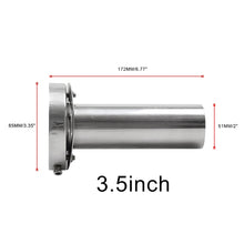 Load image into Gallery viewer, 3.5 inch Universal Car 304 Stainless Steel Exhaust Pipe Muffler Unadjustable Tail Muffler Tip , 3.5 inchUnadjustable
