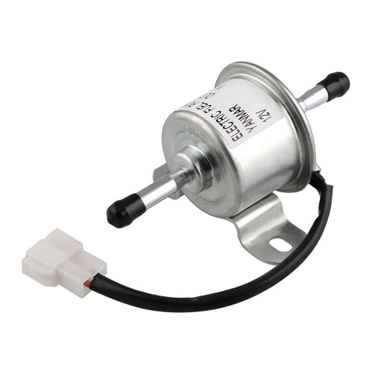 DC12V Car 90L/H In-Line Injection Fuel Pump External Electric Fuel Pump Flow 129612-52100 for Yanmar 4TNV88 Hitachi Mini Excavator, Car 90L/H In-Line Injection Fuel Pump