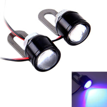 Load image into Gallery viewer, 2 PCS 12V 3W Eagle Eyes LED Light For Motorcycle ，Wire Length: 45cm, Wire Length: 45cm