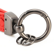 Load image into Gallery viewer, Car Metal + Braided Leather Key Ring Keychain