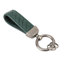 Load image into Gallery viewer, Car Metal + Braided Leather Key Ring Keychain