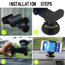 Load image into Gallery viewer, 3R-1005 Universal Car Suction Cup Mount Bracket Phone Holder for 68-80mm Mobile Phone, 3R-1005