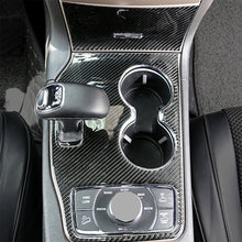 Load image into Gallery viewer, 2 PCS Car Water Cup Panel Carbon Fiber Decorative Sticker for Jeep Grand Cherokee 2014-2015, Water Cup (2014-2015)