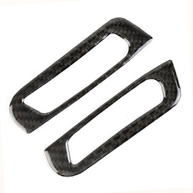 2 PCS Car A Column Air Outlet Carbon Fiber Decorative Sticker for Jeep Grand Cherokee, Air Outlet
