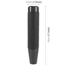 Load image into Gallery viewer, Metal Leather Long Column Car Shift Knob, Size: 18x3.3cm, Size: 18x3.3cm (Black), Size: 18x3.3cm (Blue), Size: 18x3.3cm (Red), Size: 18x3.3cm (Silver)