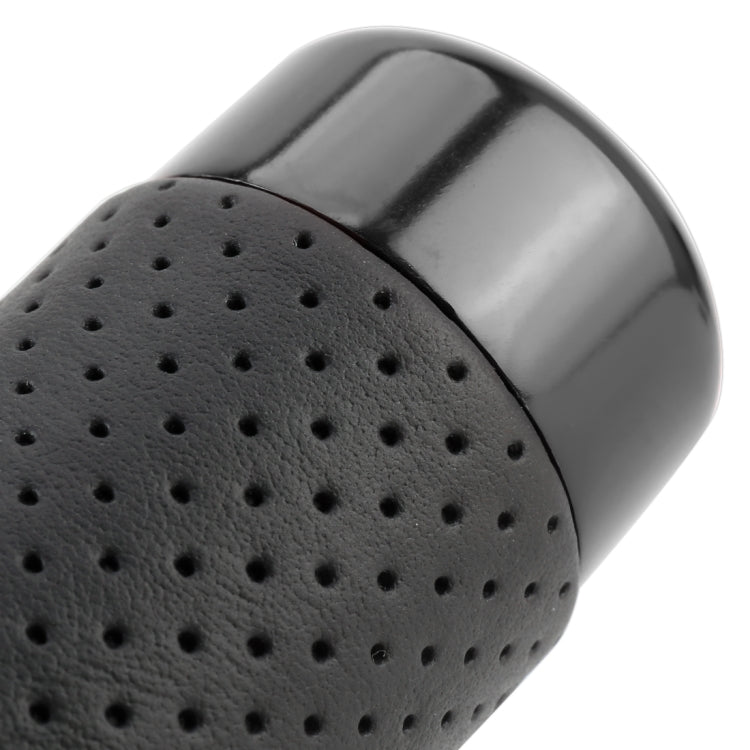 Metal Leather Long Column Car Shift Knob, Size: 18x3.3cm, Size: 18x3.3cm (Black), Size: 18x3.3cm (Blue), Size: 18x3.3cm (Red), Size: 18x3.3cm (Silver)