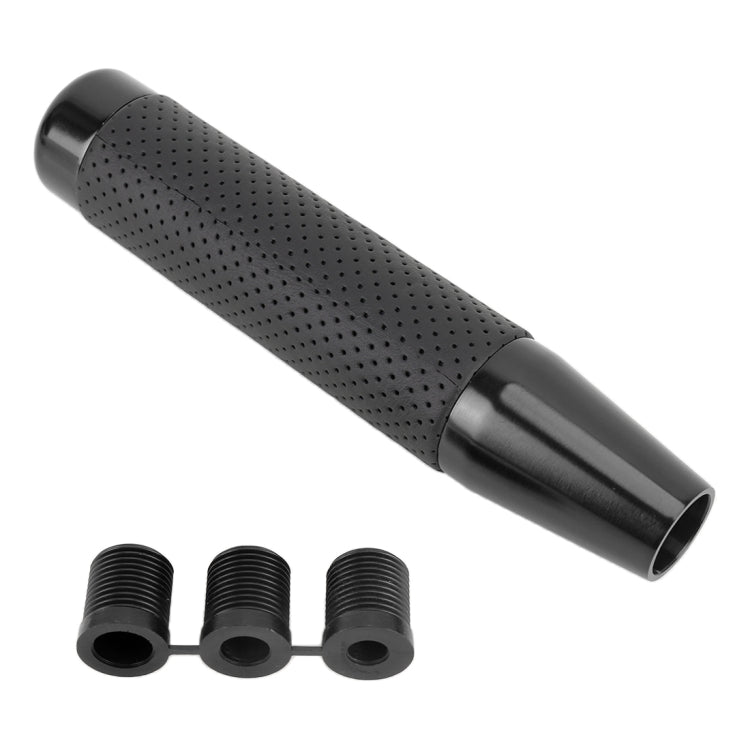 Metal Leather Long Column Car Shift Knob, Size: 18x3.3cm, Size: 18x3.3cm (Black), Size: 18x3.3cm (Blue), Size: 18x3.3cm (Red), Size: 18x3.3cm (Silver)