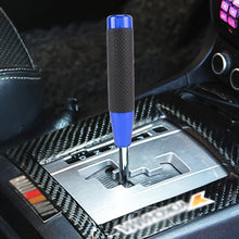 Load image into Gallery viewer, Metal Leather Long Column Car Shift Knob, Size: 18x3.3cm, Size: 18x3.3cm (Black), Size: 18x3.3cm (Blue), Size: 18x3.3cm (Red), Size: 18x3.3cm (Silver)