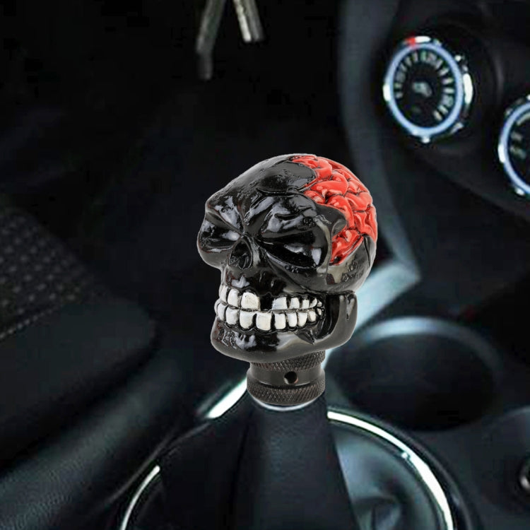 Universal Skull Head Shape Manual or Automatic Gear Shift Knob, Size: 8.7x5.5cm