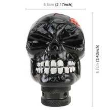 Load image into Gallery viewer, Universal Skull Head Shape Manual or Automatic Gear Shift Knob, Size: 8.7x5.5cm