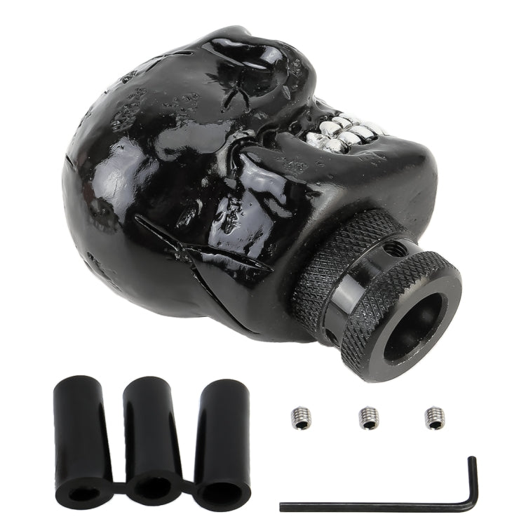 Universal Skull Head Shape Manual or Automatic Gear Shift Knob, Size: 8.7x5.5cm
