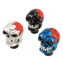 Load image into Gallery viewer, Universal Skull Head Shape Manual or Automatic Gear Shift Knob, Size: 8.7x5.5cm