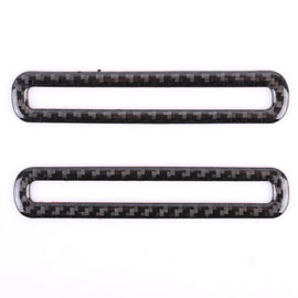 2 PCS Car Door Outlet Decorative Sticker Air Vent Moulding Trim Decorative Strip for Ford Mustang 2015-2020, Door Air Vent