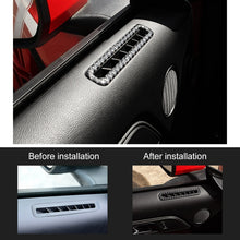 Load image into Gallery viewer, 2 PCS Car Door Outlet Decorative Sticker Air Vent Moulding Trim Decorative Strip for Ford Mustang 2015-2020, Door Air Vent